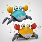 Caranguejo Fujão com Música – Brinquedo de Indução para Bebê verde