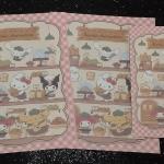 Papel de Carta Sanrio Characters Xadrez