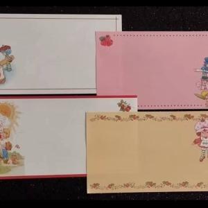 Papel de carta notas Moranguinho