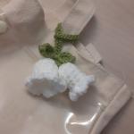 Chaveiro Lírio SK Amigurumi em Crochê