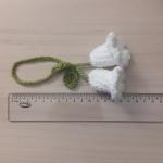 Chaveiro Lírio SK Amigurumi em Crochê